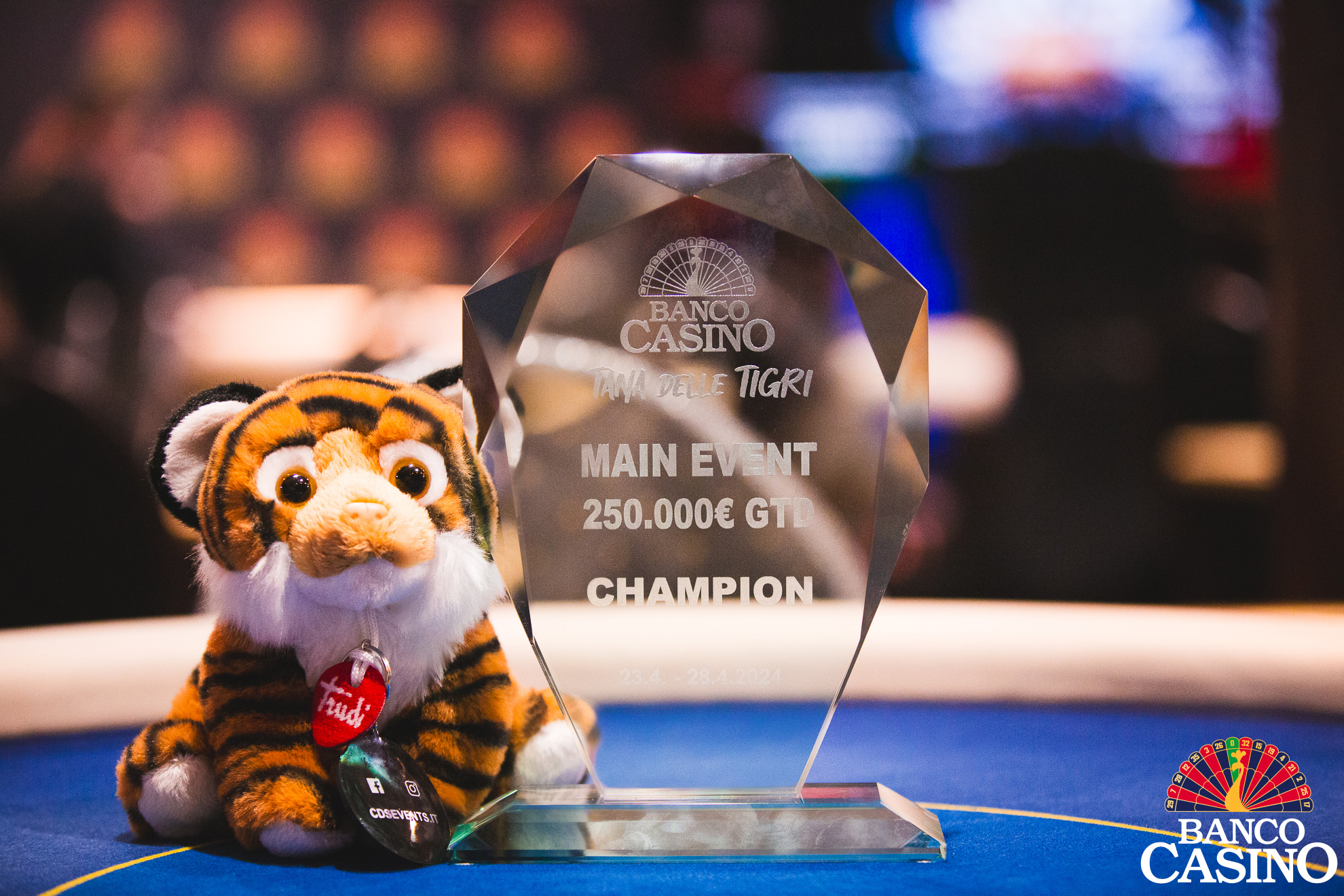 Hlavný turnaj Tana delle Tigri 250.000€ GTD odštartoval v Banco Casino úvodným dňom!