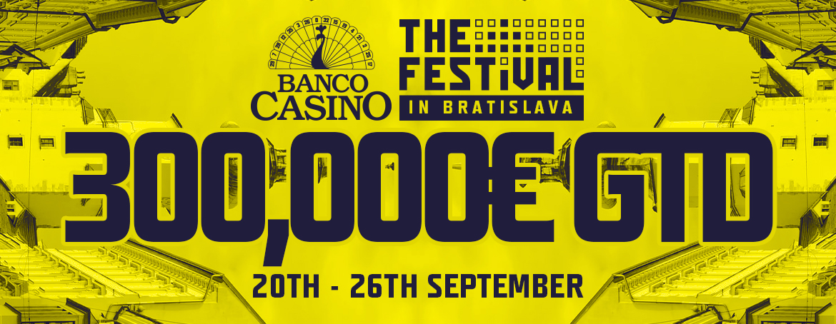 Udalosť roka 2021 TheFestival prichádza aj s Main Eventom 300,000€ GTD