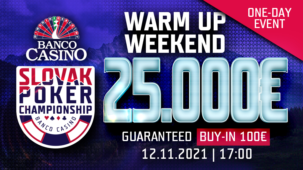 SPC Warm Up 25,000€ GTD just for 100€ buy-in