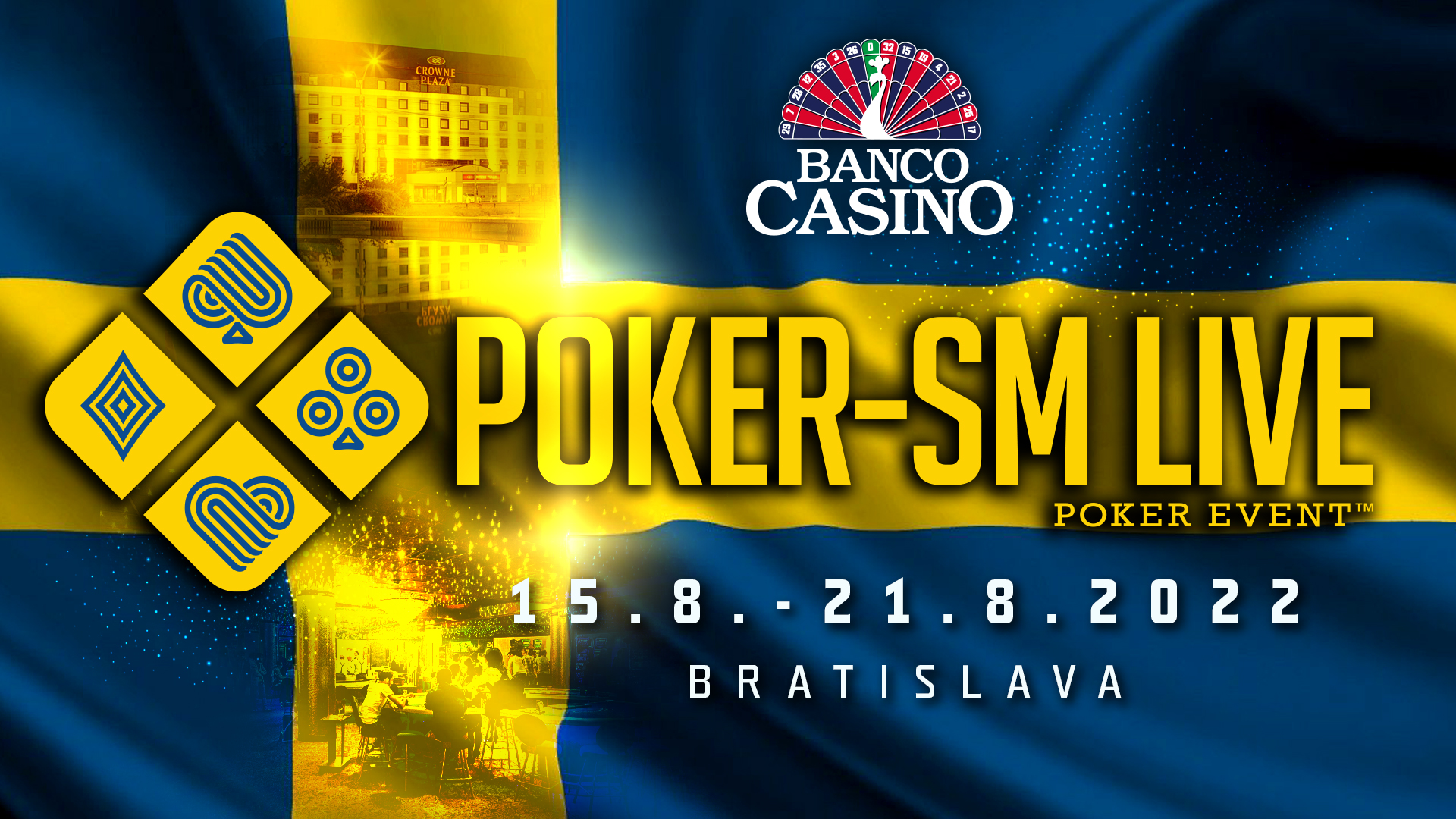 Banco Casino will bring the Swedish poker championship already in the middle of August!