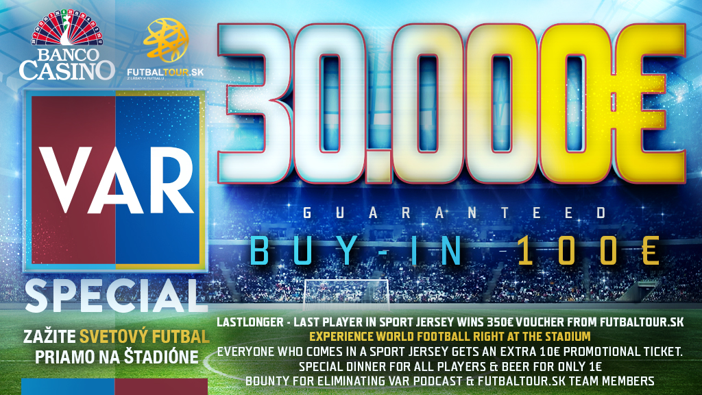 Futbalový víkend prinesie Devils Cup 10.000€ GTD a VAR Special 30.000€ GTD plný odmien!