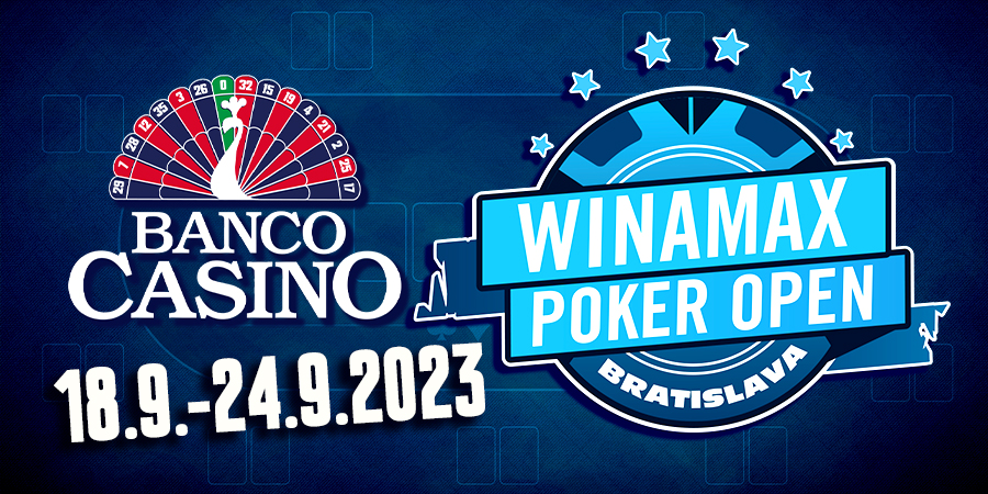 Svetový event Winamax Poker Open znovu v Banco Casino!