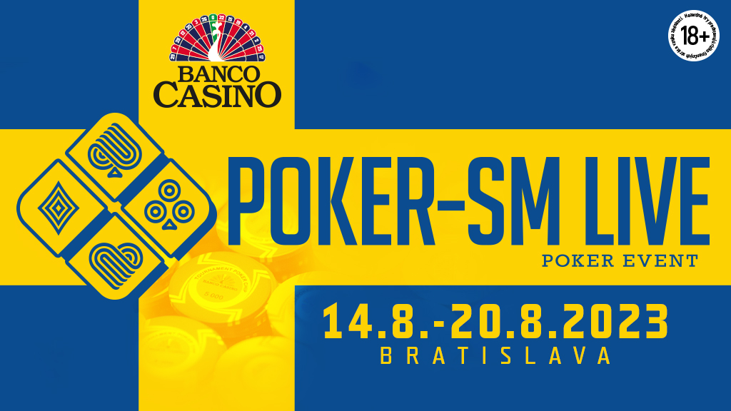 Swedish Poker Championship again at Banco Casino - August 2023!