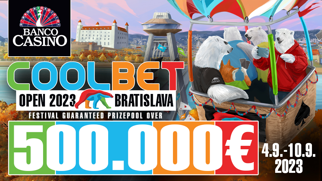 Coolbet Open prvýkrát na Slovensku s celkovou garanciou cez 500.000€!