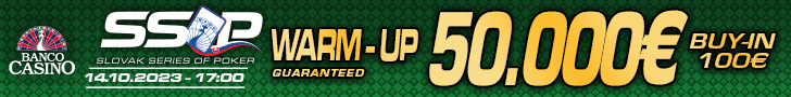 SSOP Warm-up Weekend 50.000€ GTD (unl. re-entry)