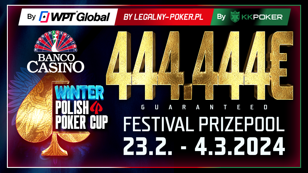 Die Winter Polish Poker Days Ende Februar bringen € 444.444 an Garantien!