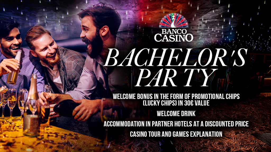 Bachelor's party at Banco Casino