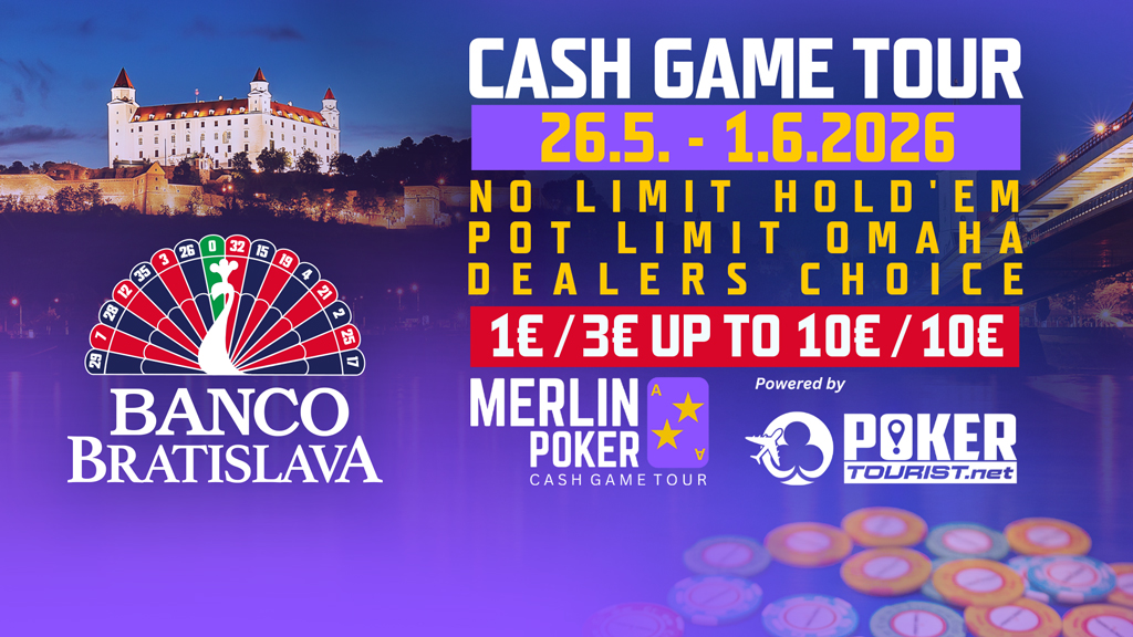 CASH GAME TOUR at Banco Bratislava – May 2026!