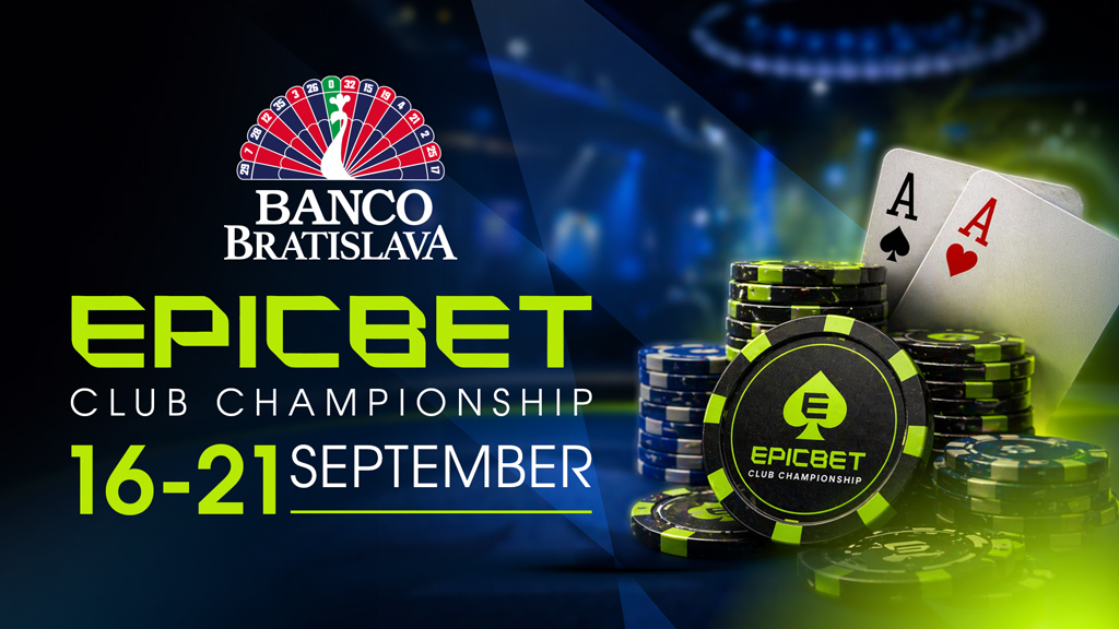 EPICBET CLUB CHAMPIONSHIP prichádza prvýkrát do Banco Bratislava!