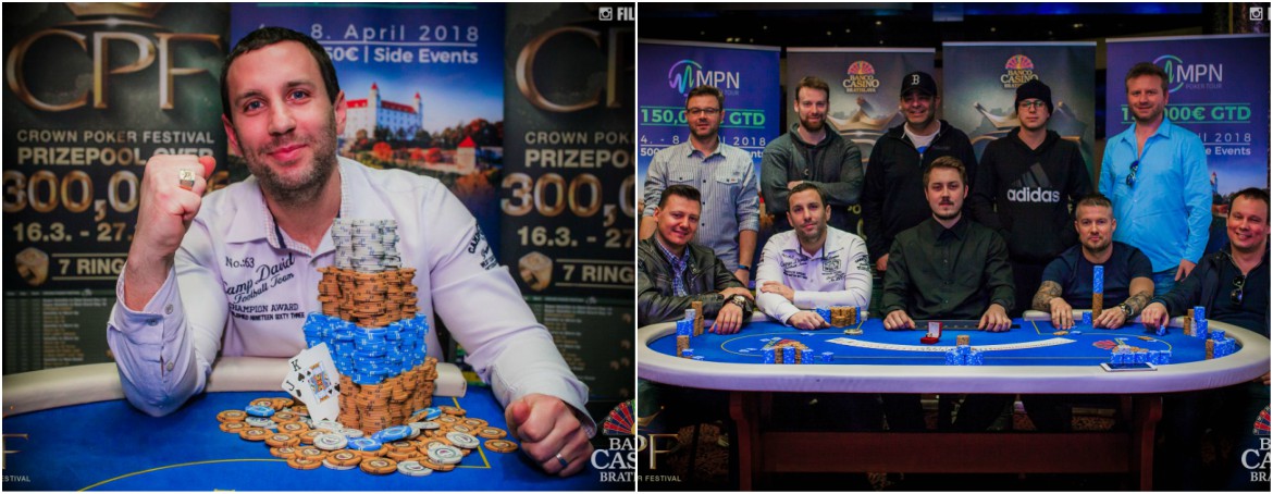 Kráľom Main Eventu s GTD 200,000€ Crown Poker Festivalu sa stal Petr Vlček a odniesol si 32,995€!