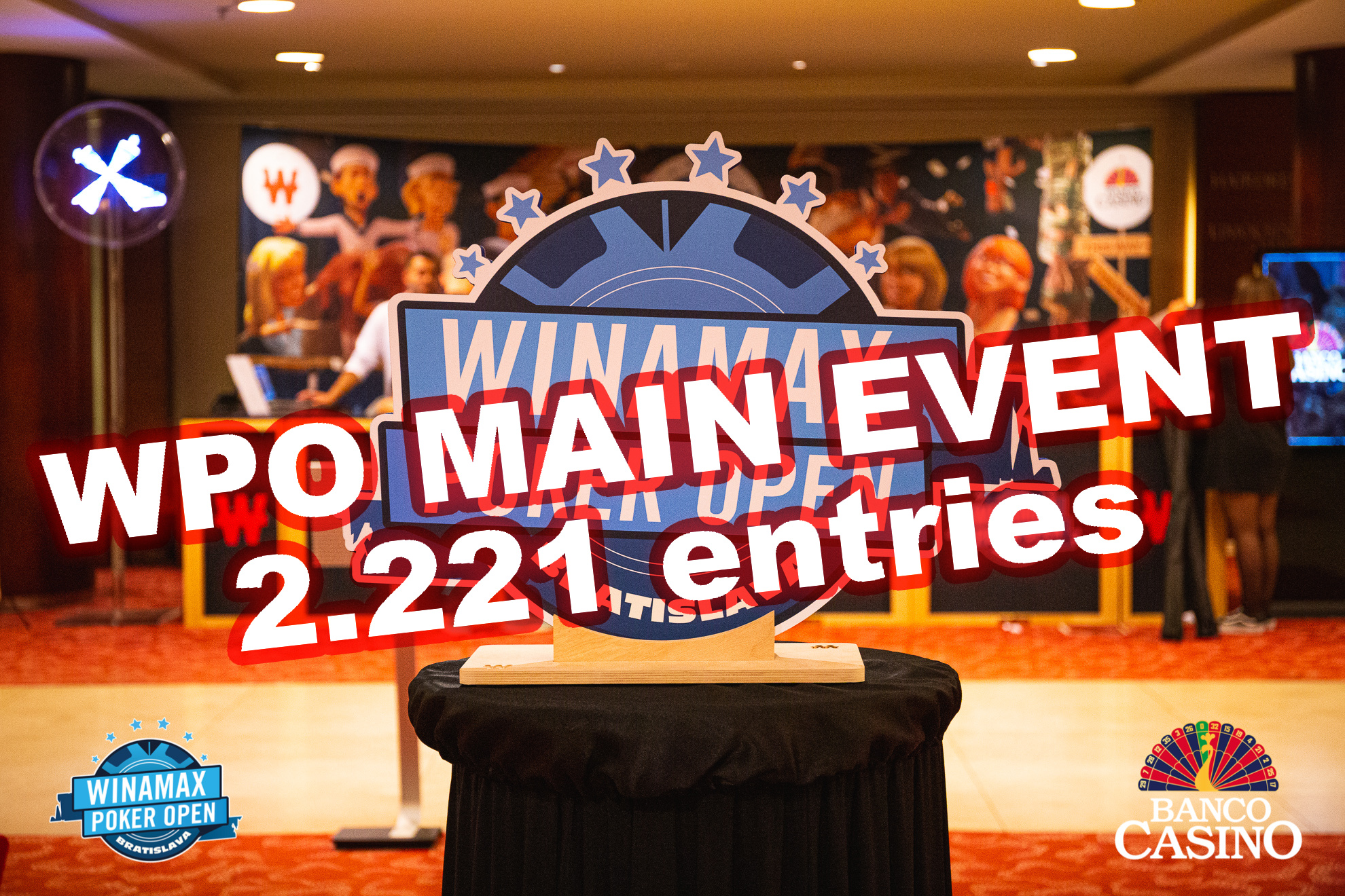 Rekordný WPO Main Event v Banco Casino s prizepoolom milión eur prepísal históriu pokru na Slovensku!