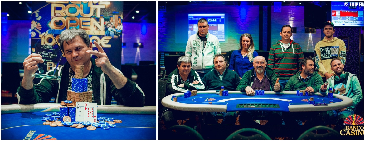A TROPHY FROM THE FIFTEEN GRAND IN BANCO CASINO END IN THE HANDS OF ROMAN PEKÁR!