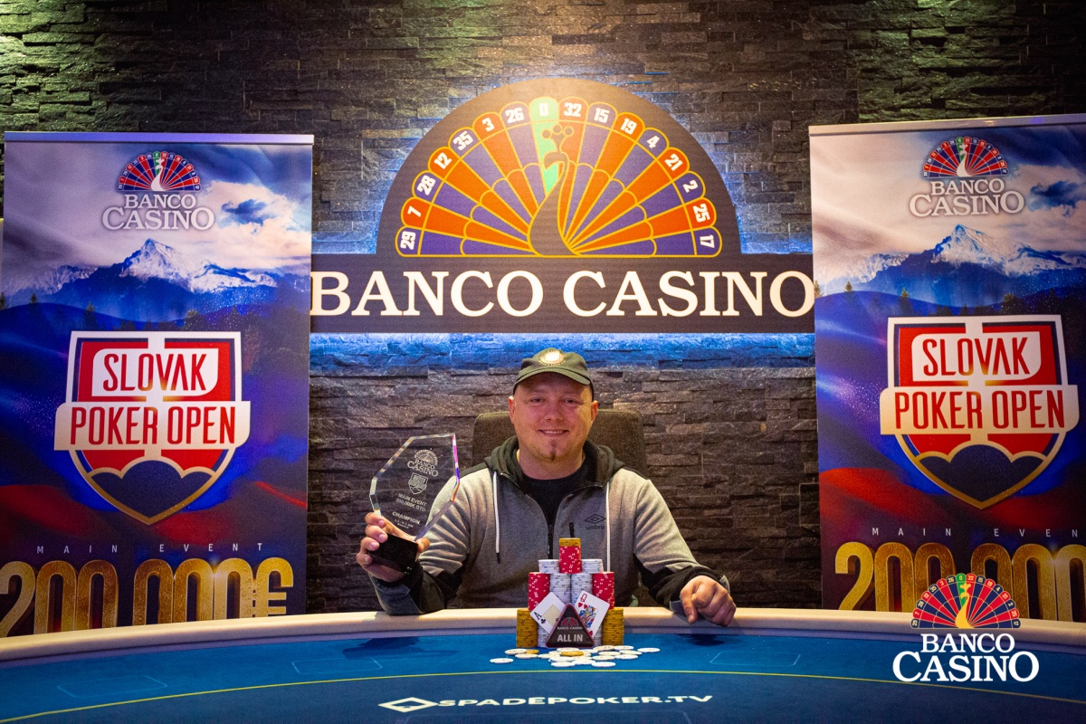 The title of Slovak Poker Open champion travels to Poland - EPT tournament winner Sebastian Kotowicz takes home 34,460€!