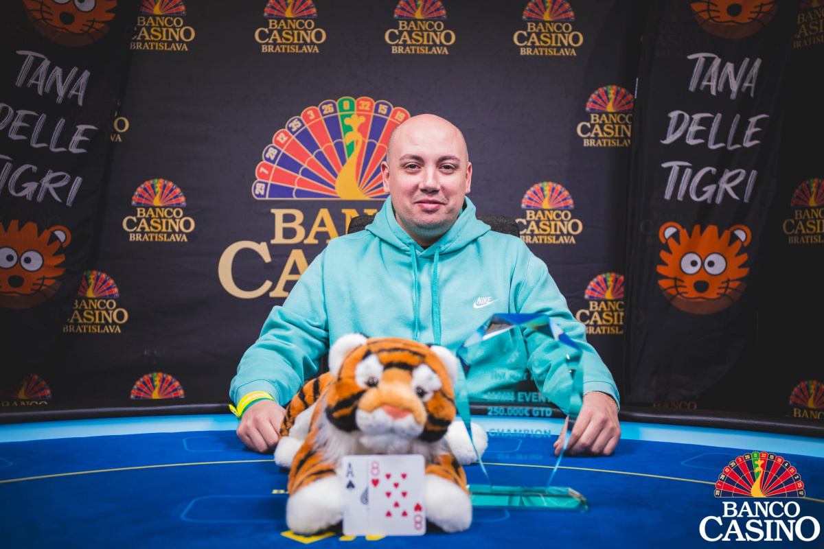 The Italian event Tana delle Tigri ended with the victory of Alessio Liscia for 27,000€!