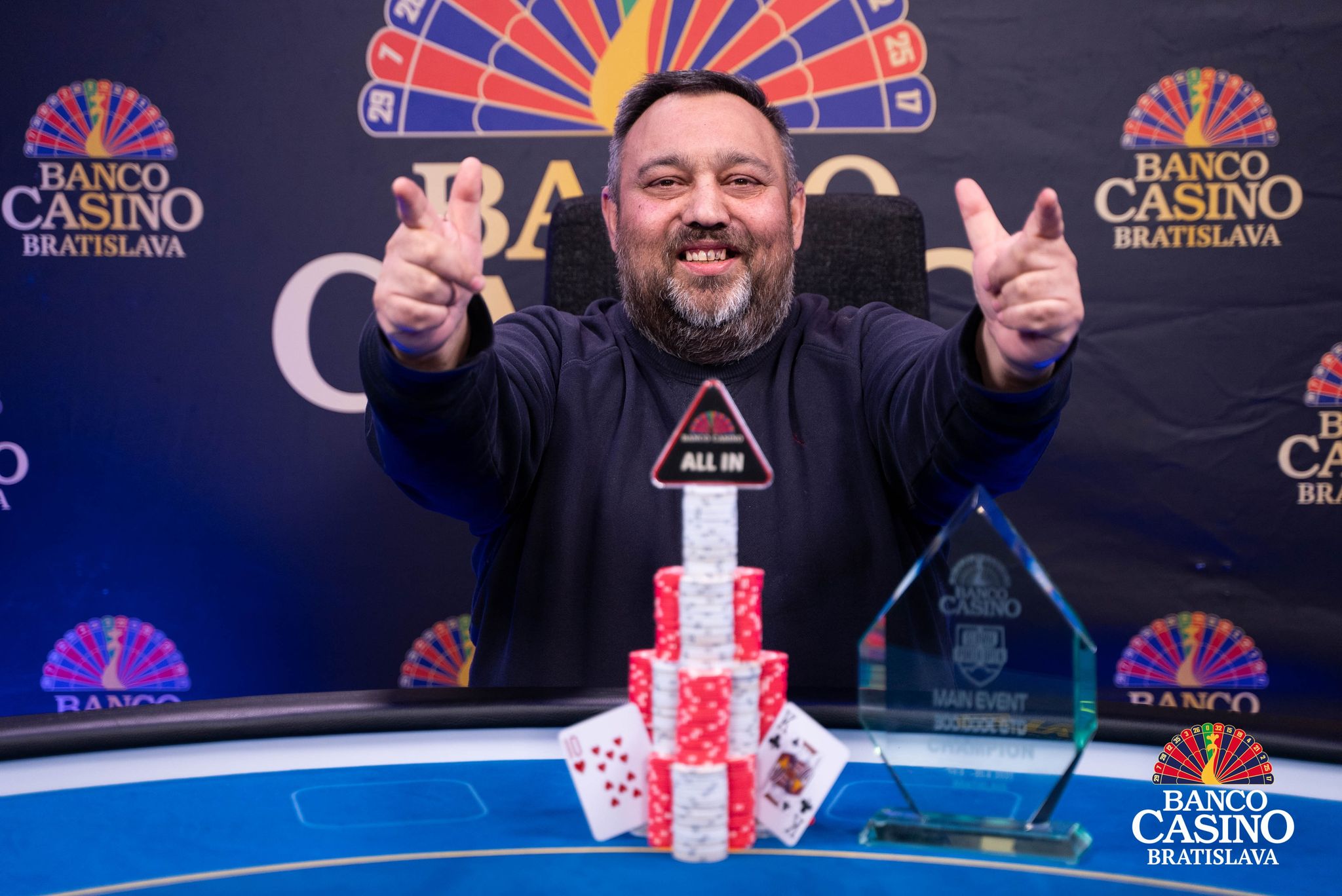 LOKŠO became the champion of the Main Event Slovak Poker Open in Banco Casino with a record win of 61,400€!