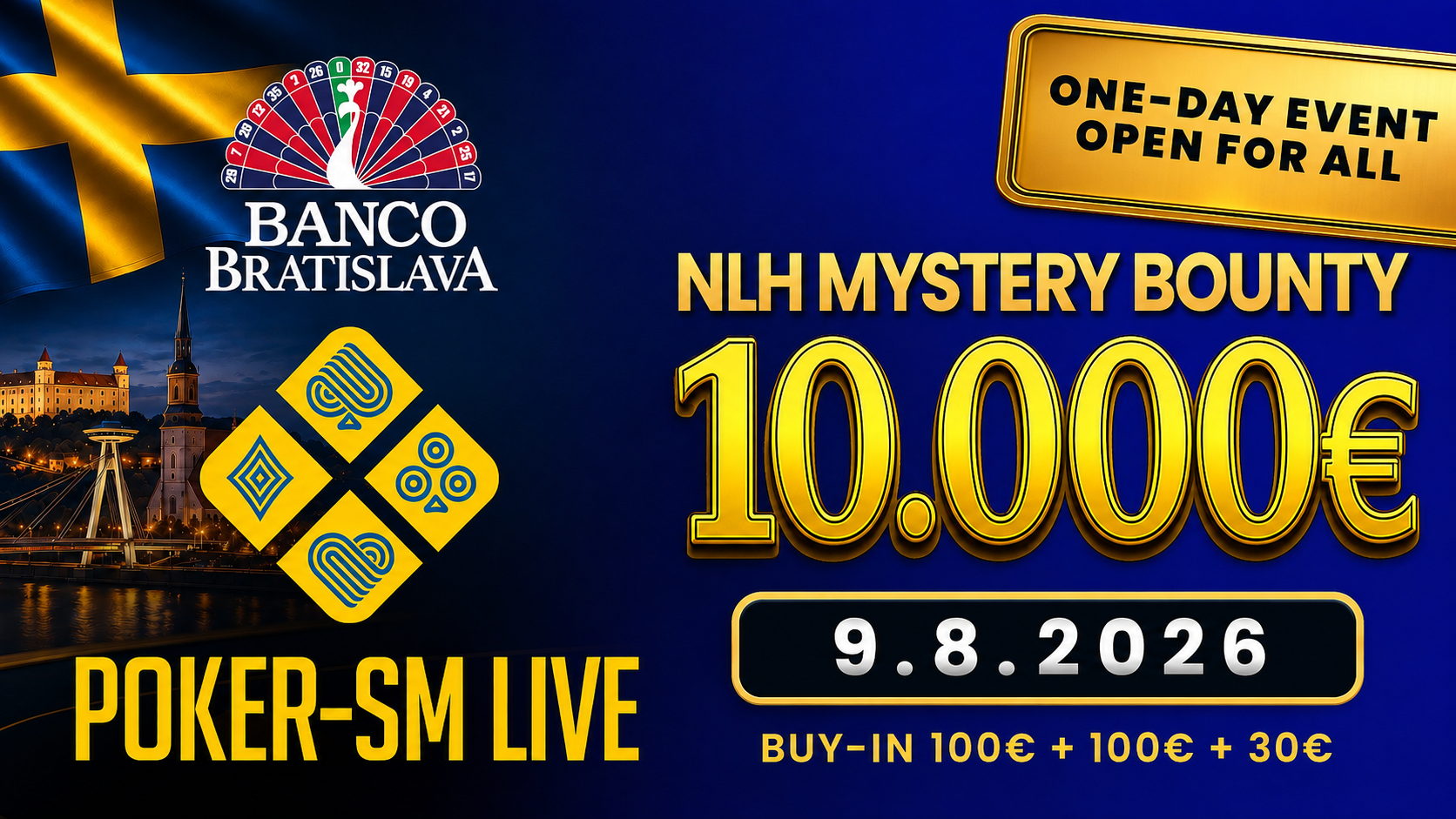 PSM #36 NLH Mystery Bounty (130€+100€ BOUNTY) (OPEN)