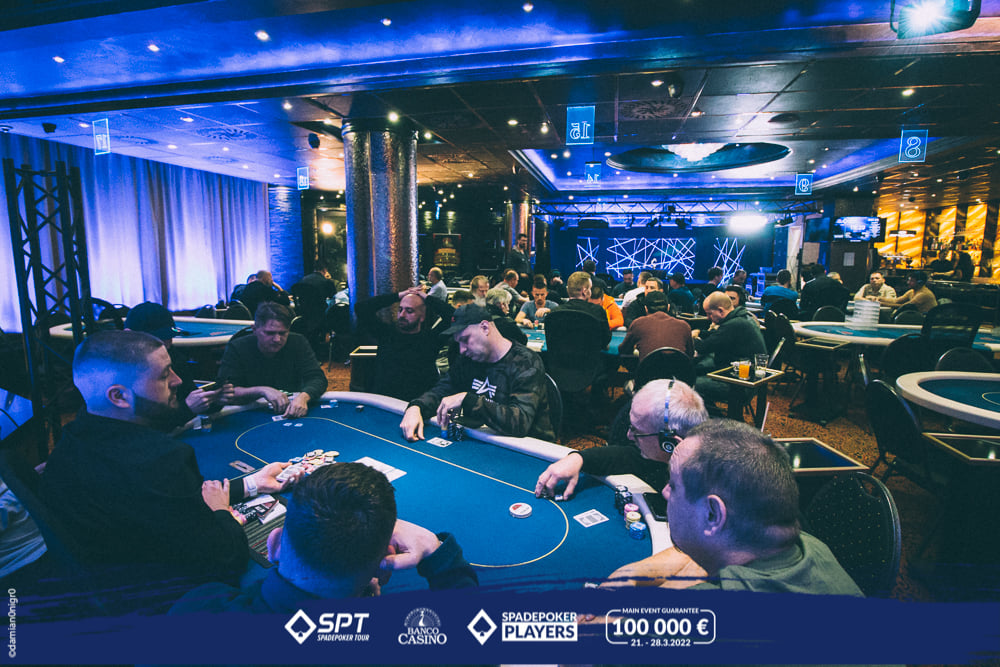 Spade Poker Tour ME 100.000€ GTD – Day 1A: V Banco Casino odštartoval SPT úvodným dňom!