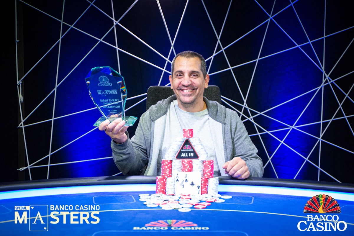 The biggest ever Banco Casino Masters was won by Lajos Motel for 54,985€!