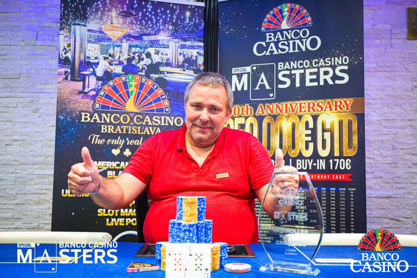 Pokorí výročný 30. Banco Casino Masters hranicu 300.000€?