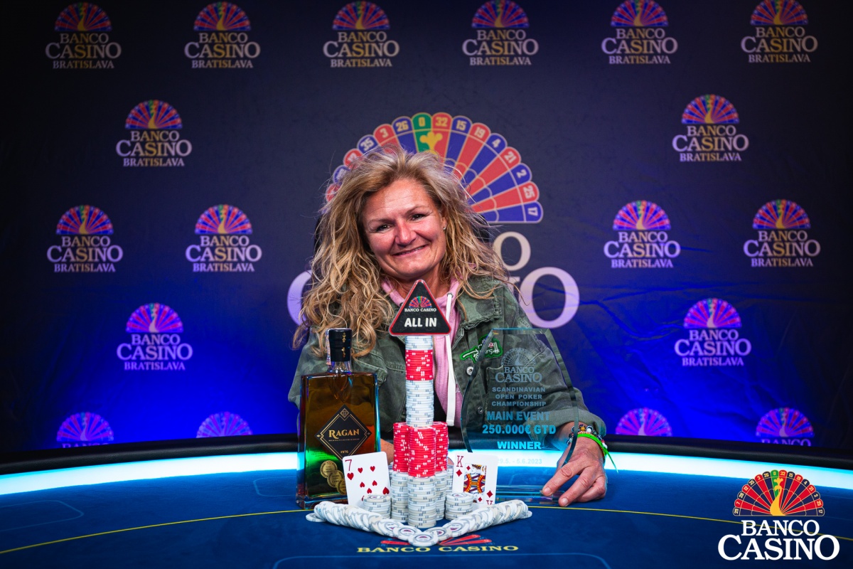 Scandinavian Open Poker Championship ovládla Tina Christensen a z Banco Casino si odniesla 40.965€!