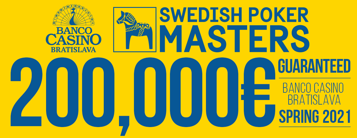 Swedish Poker Masters 200,000€ GTD na jar 2021!