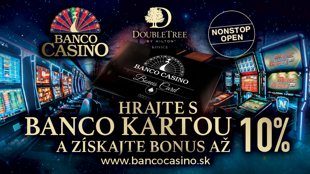 Hrajte s Banco Kartou a získajte bonus až 10%!