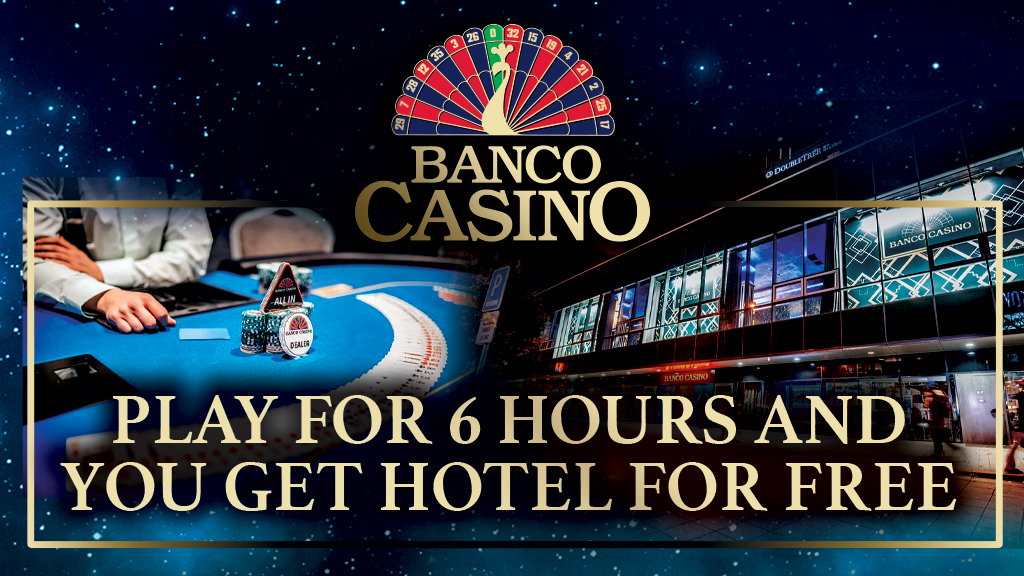 Play 6 hours of cash game and get hotel for free!