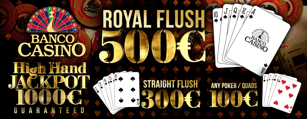 Exclusive cash game bonuses for everyone at Banco Casino!