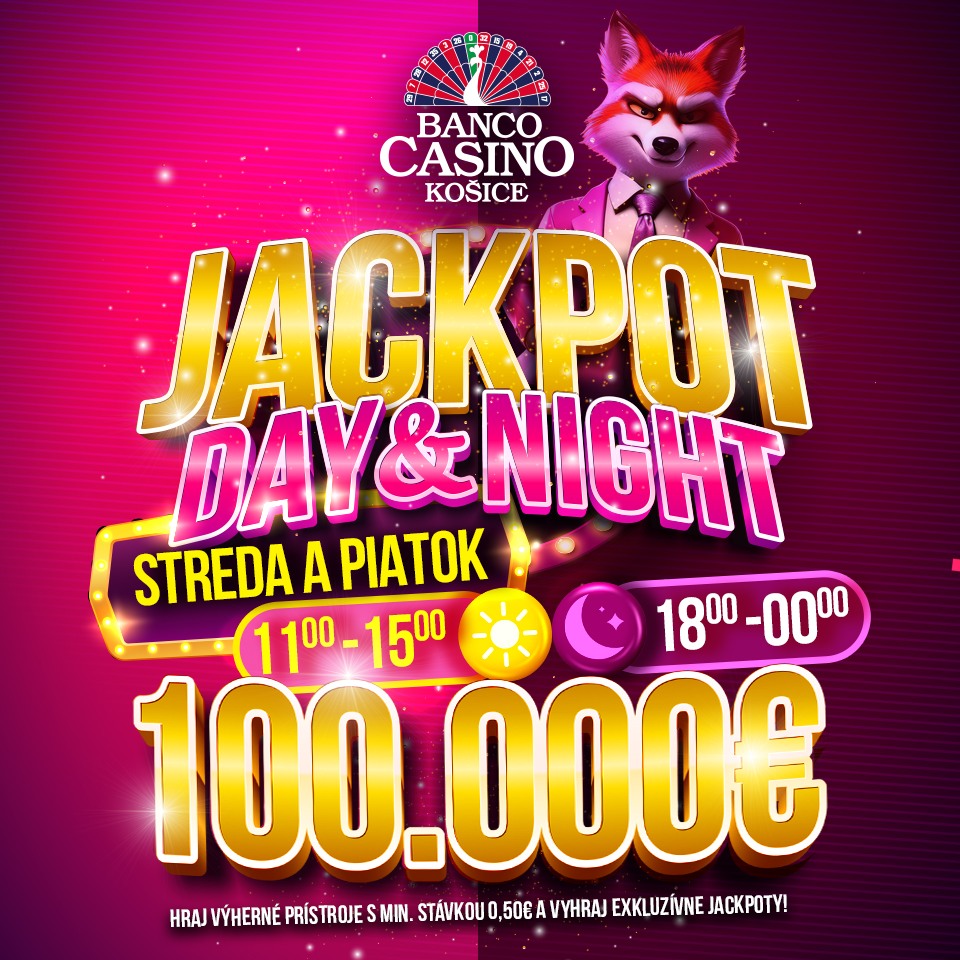 Jackpot Day & Night v Banco Casino Košice