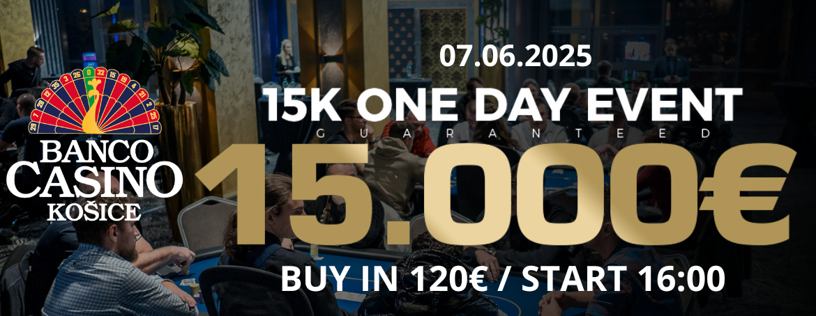 15K ONE DAY EVENT - 15.000€ GTD