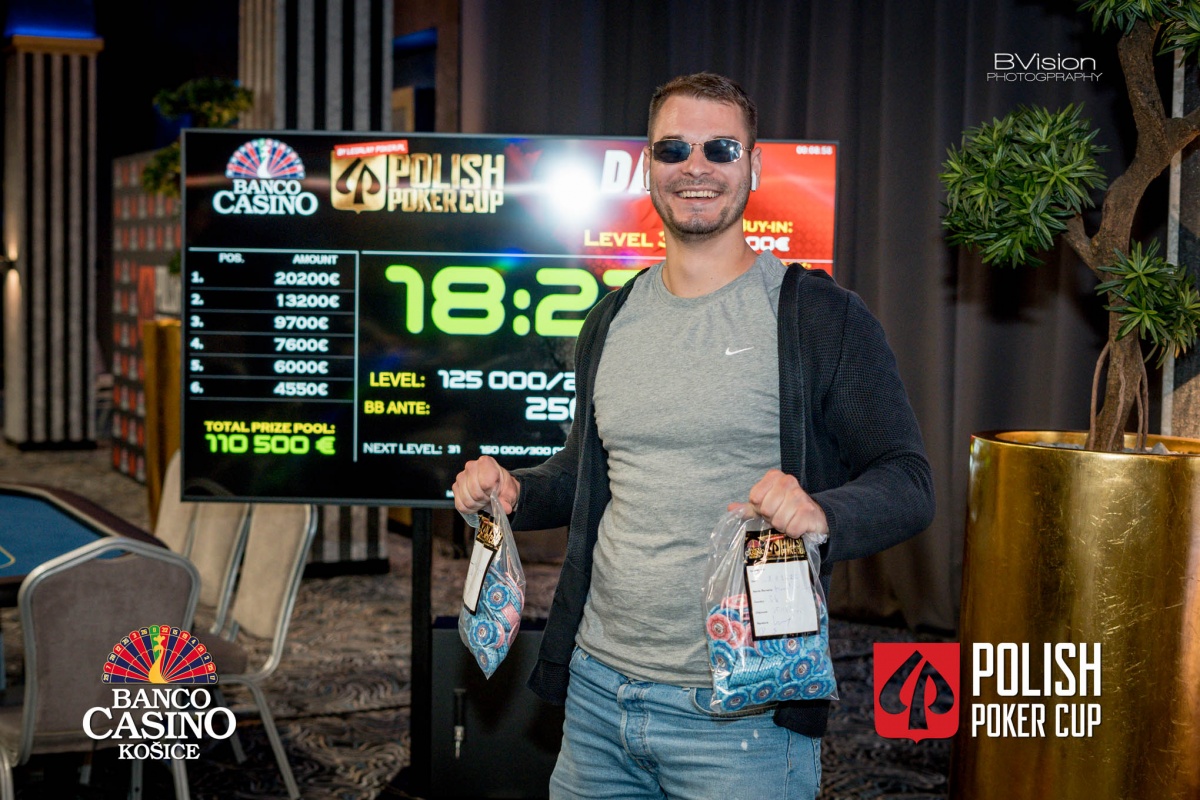 Rekordný Polish Poker Cup smeruje do finále, kde na šampióna čaká 20.200€ - Miro Varga masívnym chipleaderom!